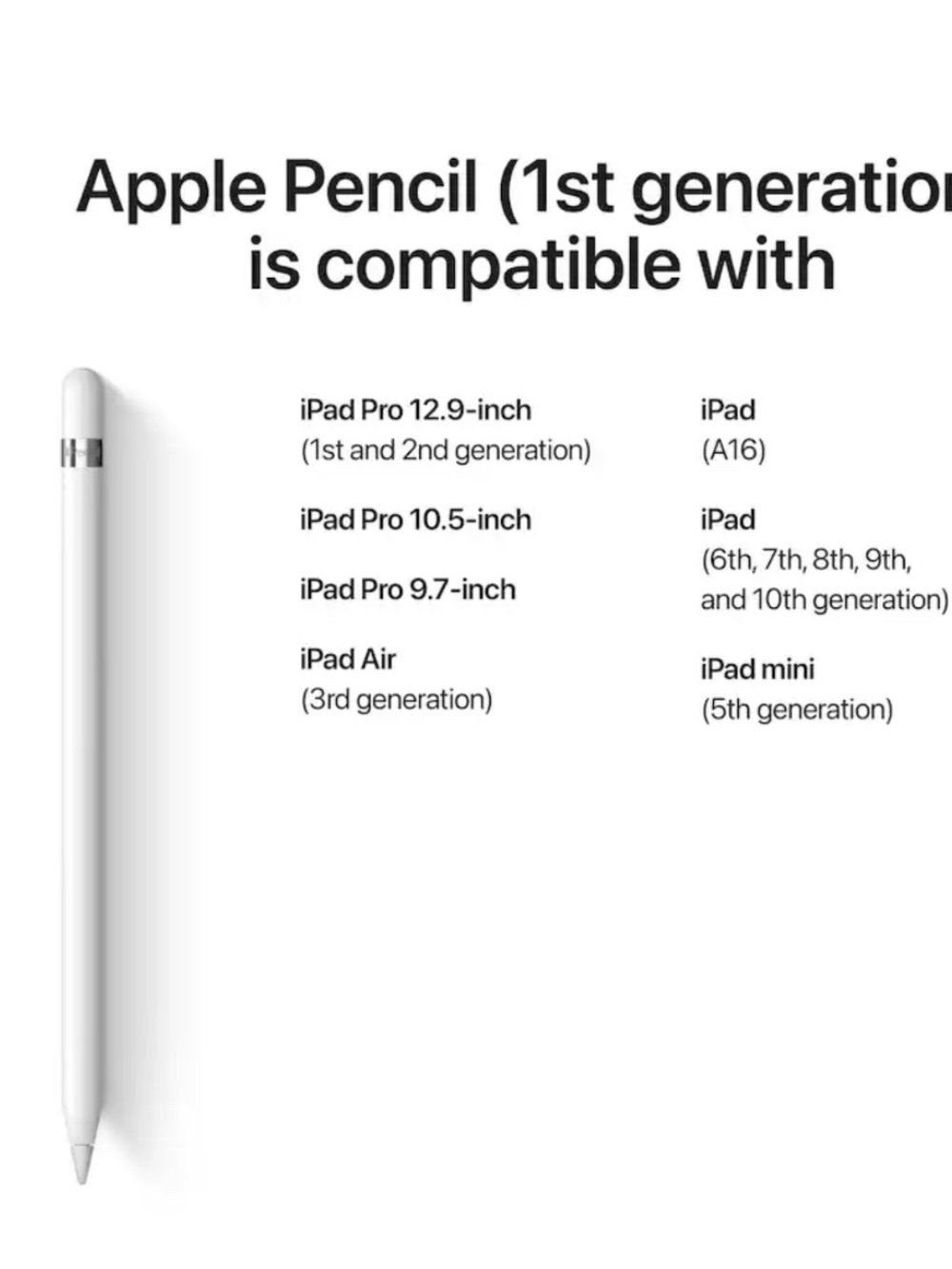 Apple Pencil 1st generation
